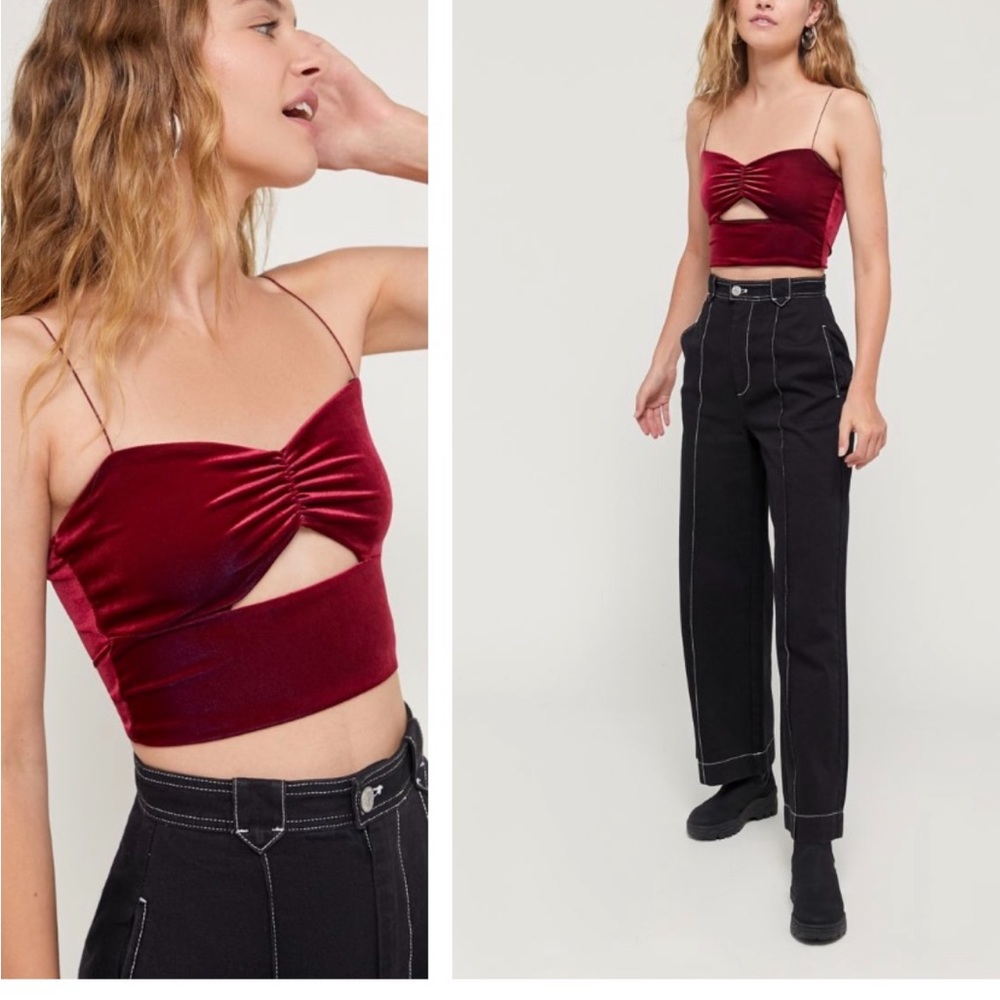 Urban Outfitters Velvet Top